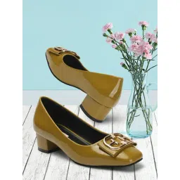 Elle Women's Mustard Casual Pumps-picture-30