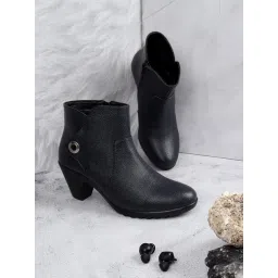 Elle Women's Navy Casual Booties-picture-29