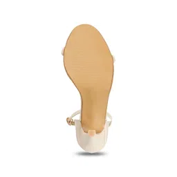 Elle Women's Nude Ankle Strap Stilettos image 5