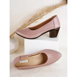 Elle Women's Peach Casual Pumps-picture-12