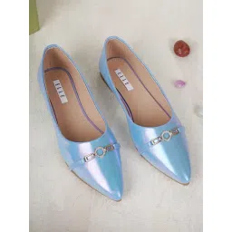 Elle Women's Sky Blue Flat Ballets-picture-11