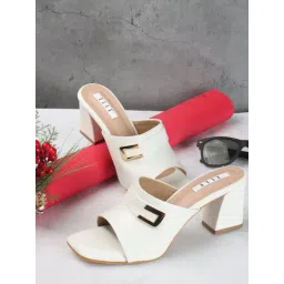 Elle Women's White Casual Sandals-picture-38