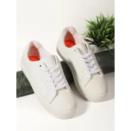 Elle Women's White Sneakers-picture-40
