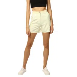 Elle Yellow Regular Fit Shorts-picture-19