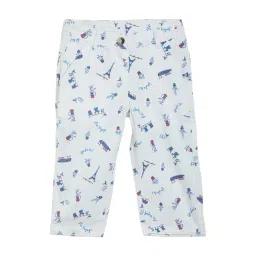 Elle Kids Blue Cotton Printed Pants-picture-37