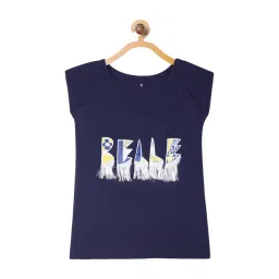 Elle Kids Blue Cotton Printed Top-picture-16