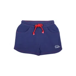 Elle Kids Blue Cotton Shorts-picture-42