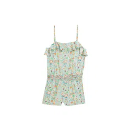 Elle Kids Green Printed Playsuit-picture-40