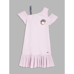 Elle Kids Kids Purple Applique Dress-picture-42