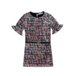 Elle Kids Multicolor Embellished Dress image 1