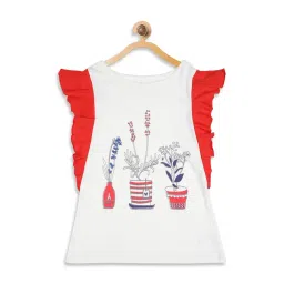 Elle Kids Off White Printed T Shirt-picture-43
