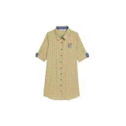 Elle Kids Yellow Checks Dress-picture-38
