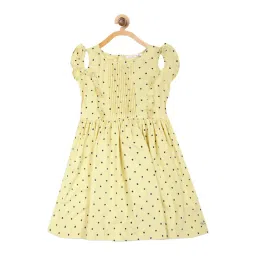 Elle Kids Yellow Cotton Printed Dress-picture-32