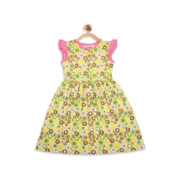 Elle Kids Yellow Printed Dress-picture-33