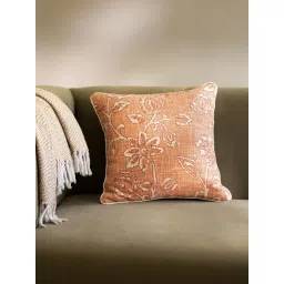 ellementry Terracotta Cotton Zuko Cushion Cover-picture-38