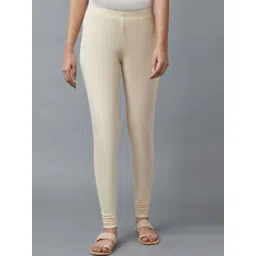 elleven Solid Cotton Churidar Leggings-picture-13