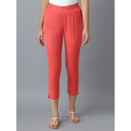 elleven from aurelia Elleven Coral Flat Front Trousers-picture-31