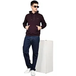 ellipse Full Sleeves Winter Jacket for Men | Regular Fit Fleece Zipper Hoodie Jacket/Sweat Shirt | Dragon Print On Back Side-picture-34