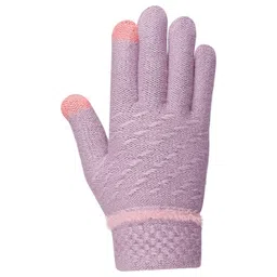 ELLIS Unisex Patterned Acrylic Touchscreen Gloves image 4
