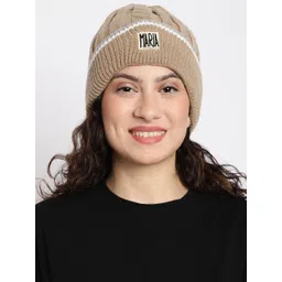 ELLIS Women Self Design Acrylic Beanie-picture-28