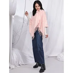 ELLIS Women Woven Design Mufller With Tasselled-picture-31