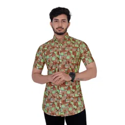 ELLITI Men Classic Opaque Printed Casual Shirt-picture-27