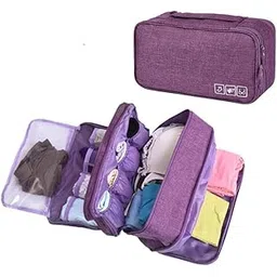 ellozia Undergarments and Innerwear Storage Case Organiser Travel Pouch Bag | Multi Color | Pack of 1-picture-48