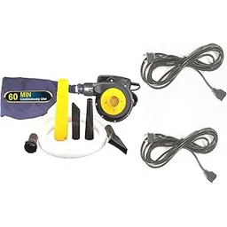 ELMICO 100% Copper Armature/PC Cleaner/Dust Cleaner/60 min continuously use/ac cleaning/ac cleaner pump machine/Air Blower Machine for Home/Office/Industrial Heavy Duty Suction Blower Guaranteed Motor & 20Ft Extension Wire with Vacuum Function-picture-27