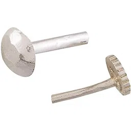 eloish 92.5 Sterling Silver Nose Pin for Women. 92.5% Pure Silver Half Ball Nose Pin for Girls (HALFBALLNOSEPIN)(Silver Ornaments : 0.100 grams)-picture-16