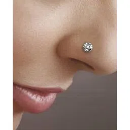 eloish Oxidised 925 Sterling Silver Heart-Design Nosepin-picture-34