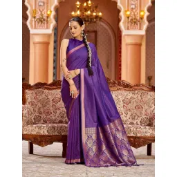 Elora Purple Woven Saree-picture-19
