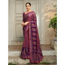 Elora Purple Woven Saree-picture-22