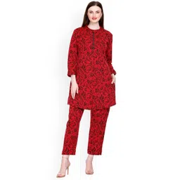 Elthia Ethnic Motifs Printed Long Sleeves Knitted Tunic With Trouser-picture-11