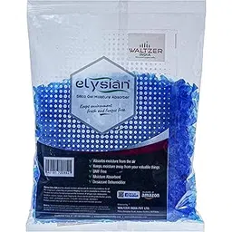 Elysian Blue Crystal Silica Gel Pouch Moisture Absorber for Room, Wardrobe, Shoe, Camera and Lenses - 100 Gram Color Indicating Gel to Avoid Moisture and Fungus-picture-20