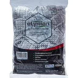 Elysian Silica Gel Pouch 20 gram Pouch White/Desiccant/Moisture Absorbent (20Gram X 45Pcs aprox = 900 Gram) Moisture Absorber for Room, Wardrobe, Camera and Lenses to Avoid Moisture and Fungus-picture-38