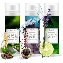 em5 EM5™ Combo of 3 Body Mists | Moisturizing & Hydrating Spray for Men & Women | Green Tea Tales- Fresh Musk - Morning Whiff Fragrances | 100 ml Each-picture-20