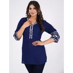EMICA Embellished Embroidered Ethnic Top-picture-40