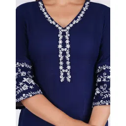 EMICA Embellished Embroidered Ethnic Top image 4
