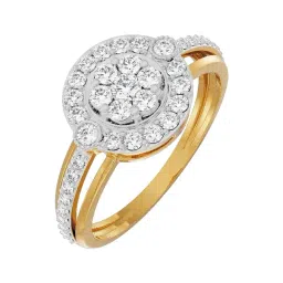 Emori 14k Yellow Gold & Diamond Majestic Round Ring-picture-19