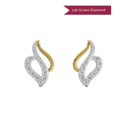 Emori 14k Yellow Gold & Lab Grown Diamond Timeless whisper Stud Earrings-picture-25