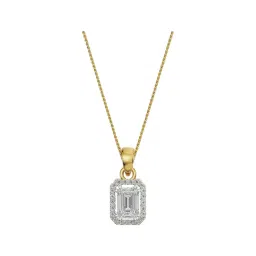 EMORI 18k (750) Yellow Gold Luminescent Diamond Pendant-picture-21