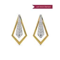 Emori 18k Yellow Gold & Lab Grown Diamond Majestic Stud Earrings-picture-23