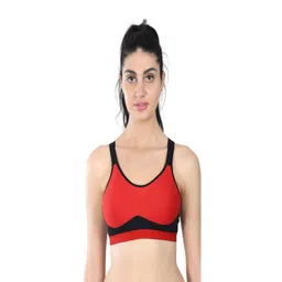 EMPISTO Women Colourblocked Full Coverage Non Padded Non-Wired Workout Bra-image-3