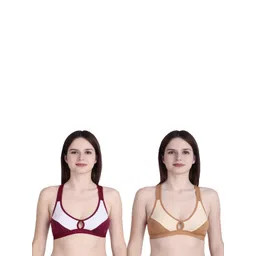 EMPISTO Women Cotton Full Coverage Seamless Underwired Bra-picture-36