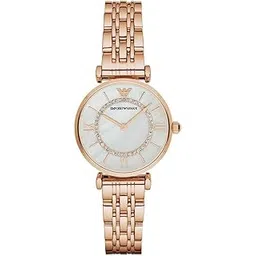 Emporio Armani Stainless Steel Analog Off-White Dial Women Watch-Ar1909, Rose Gold Band-picture-25