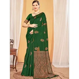 EMV Ethnic Motifs Zari Art Silk Kanjeevaram Saree-picture-18