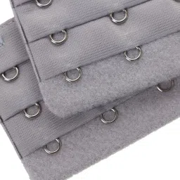enakshi (label) 5pcs Elastic Bra Strap Extension Bra Extenders 3x 3 Hook Gray|Clothing, Shoes & Accessories | Womens Clothing | Intimates & Sleep | Bras & Bra Sets image 2