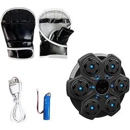 Enakshi (LABEL) Creations Music Boxing Machine Boxing Training Equipment for Kickboxing Sanda Karate Black-picture-31