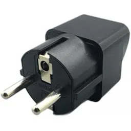 enakshi (label) Enakshi® 2xEurope Plug Converter AU/UK/US/CN to Europe Compact for Wall Hotel Household Black|Travel | Travel Accessories | Adapters & Converters-picture-34