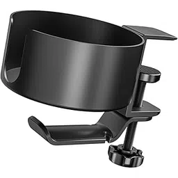 Enakshi® Headphone Hanger for Desk No Spilling Desk Cup Holder for Office Workstations Black|Home & Garden | Kitchen, Dining & Bar | Kitchen Storage & Organization | Racks & Holders-picture-23